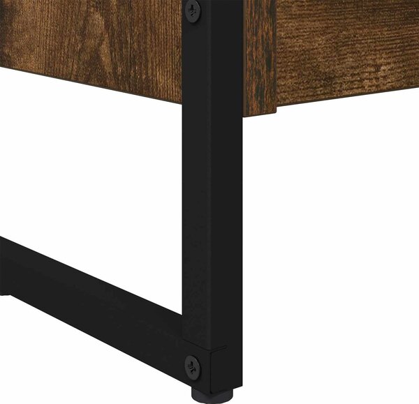 VidaXL Könyvespolc 2 pcs Füstös tölgy 60 x 30 x 189,5 cm Faanyag