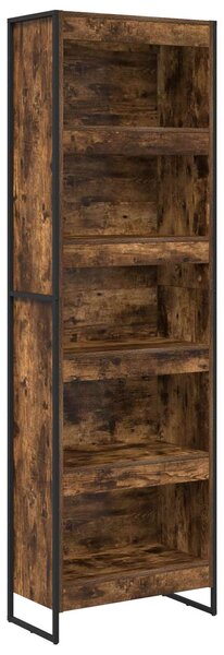 VidaXL Könyvespolc 2 pcs Füstös tölgy 60 x 30 x 189,5 cm Faanyag