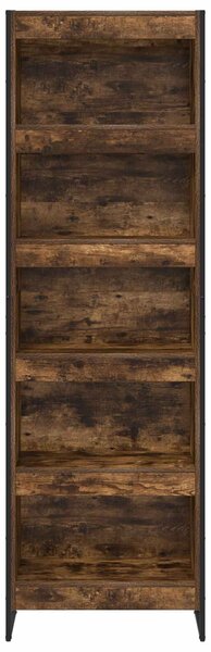 VidaXL Könyvespolc 2 pcs Füstös tölgy 60 x 30 x 189,5 cm Faanyag