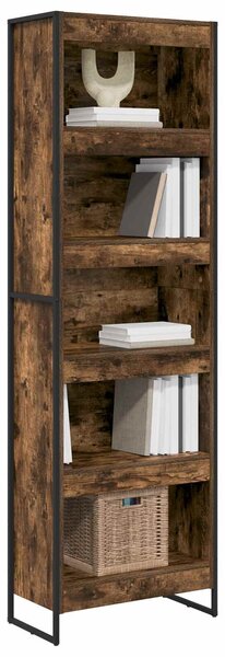 VidaXL Könyvespolc 2 pcs Füstös tölgy 60 x 30 x 189,5 cm Faanyag