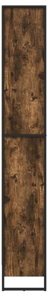 VidaXL Könyvespolc 2 pcs Füstös tölgy 60 x 30 x 189,5 cm Faanyag