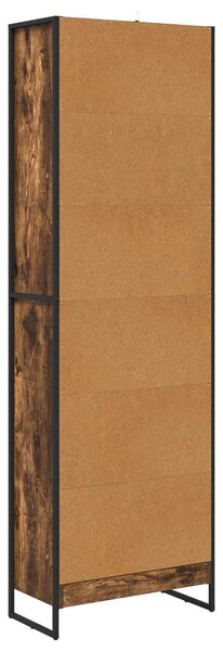 VidaXL Könyvespolc 2 pcs Füstös tölgy 60 x 30 x 189,5 cm Faanyag