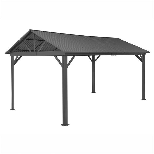 Avenberg PAVILON Kocsibeálló - 5x3m, fekete