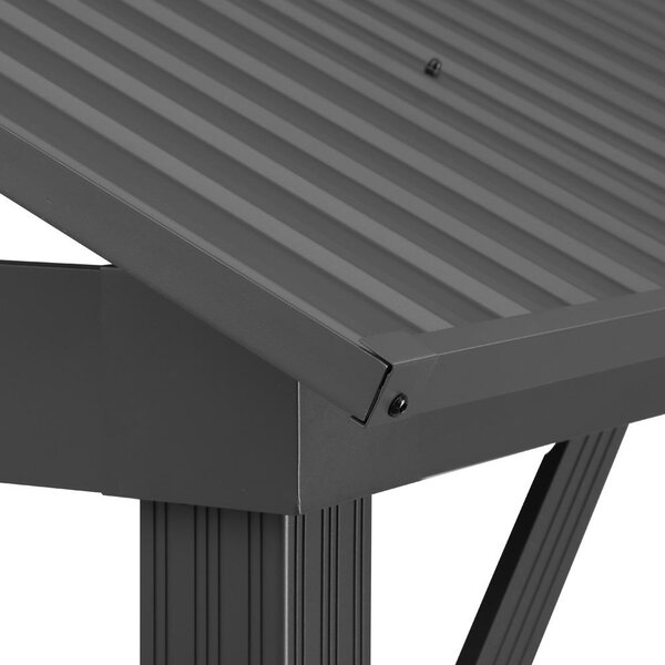 Avenberg PAVILON Kocsibeálló - 5x3m, fekete