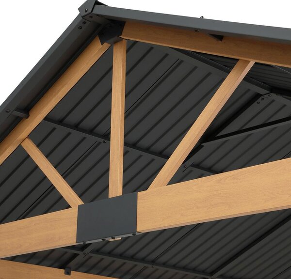 Avenberg PAVILON Kocsibeálló - 5x3m, natúr