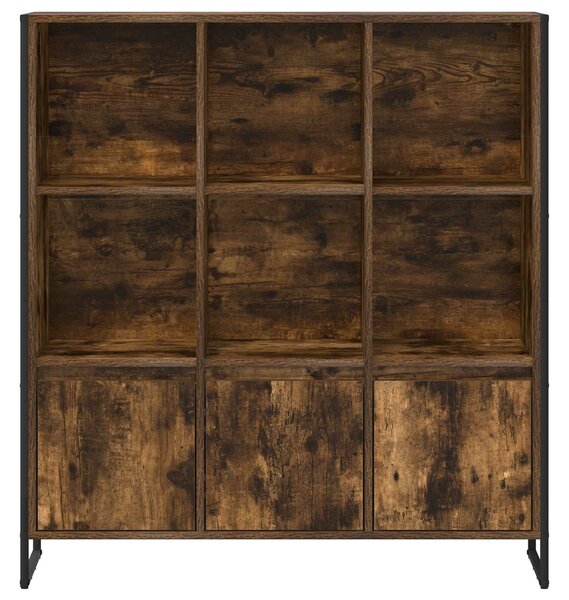 VidaXL Könyvespolc 2 pcs Füstös tölgy 99,5 x 30 x 108 cm Faanyag