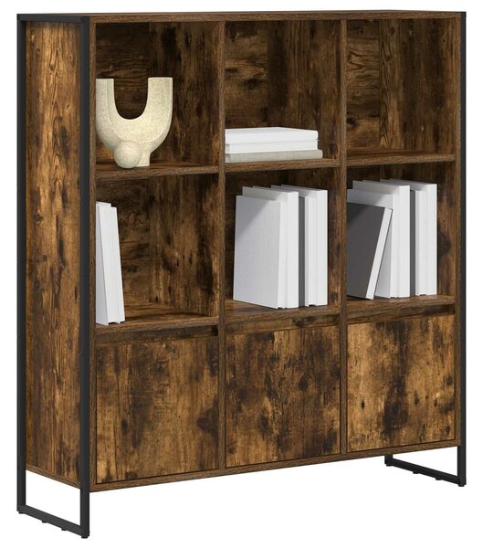 VidaXL Könyvespolc 2 pcs Füstös tölgy 99,5 x 30 x 108 cm Faanyag