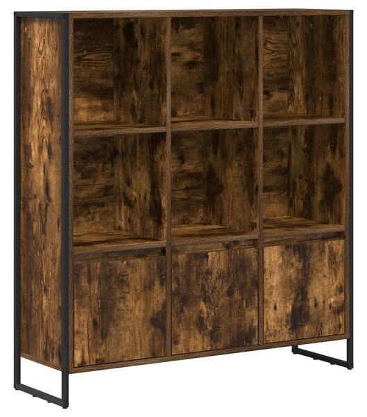 VidaXL Könyvespolc 2 pcs Füstös tölgy 99,5 x 30 x 108 cm Faanyag