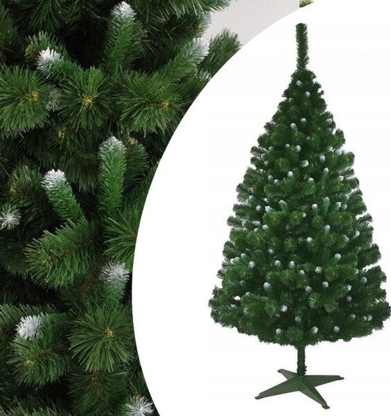 ProCart® Karácsonyi műfenyő, havas hegyekkel, magasság 180 cm, zöld