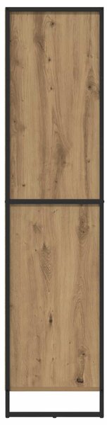 VidaXL Széf fiókkal 2 pcs Művészi tölgy 81 x 36 x 150.5 cm Faanyag