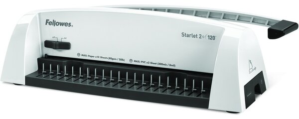 Fellowes STARLET2+ iratgyűjtő, fehér / fekete