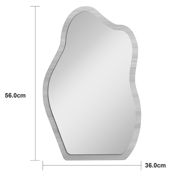 Oglinda perete, Evanthia, Pako, Natural 36x1.2x56 cm
