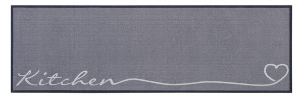 Kitchen szürke futószőnyeg, 50 x 150 cm - Zala Living