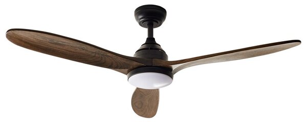 Mennyezeti ventilátor világítással MOYAR Távirányítóval LED Sötétbarna