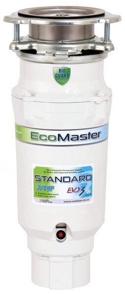 Hulladék aprító EcoMaster STANDARD EVO3, rozsdamentes acél