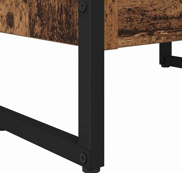 VidaXL Könyvespolc Öreg fa 40 x 30 x 189,5 cm Faanyag