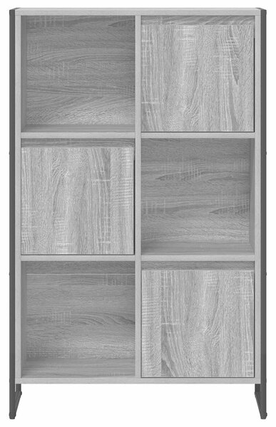 VidaXL Könyvespolc Szürke Sonoma 68 x 30 x 108.5 cm Faanyag