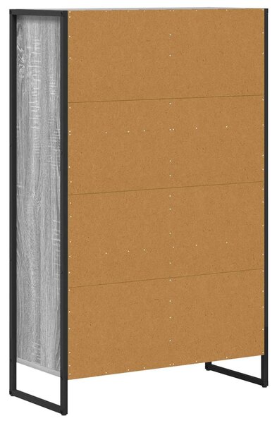 VidaXL Könyvespolc Szürke Sonoma 68 x 30 x 108.5 cm Faanyag