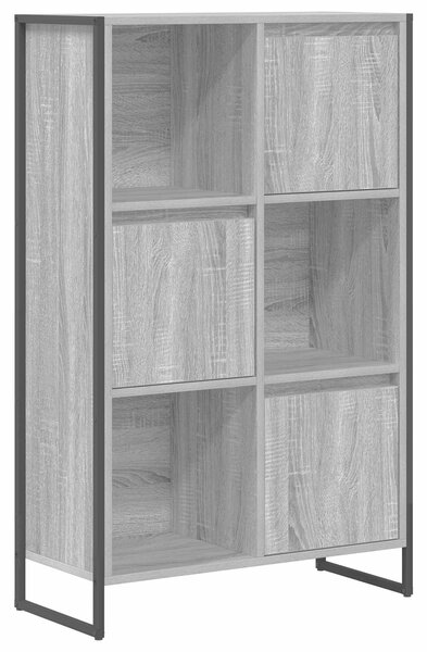 VidaXL Könyvespolc Szürke Sonoma 68 x 30 x 108.5 cm Faanyag