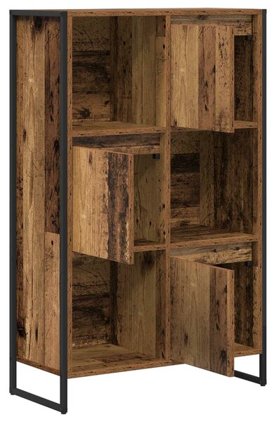 VidaXL Könyvespolc Öreg fa 68 x 30 x 108.5 cm Faanyag