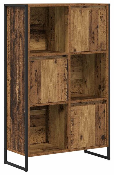 VidaXL Könyvespolc Öreg fa 68 x 30 x 108.5 cm Faanyag