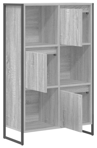 VidaXL Könyvespolc Szürke Sonoma 68 x 30 x 108.5 cm Faanyag