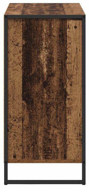 VidaXL Széf fiókkal Öreg fa 79 x 36 x 75.5 cm Faanyag