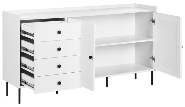 Kétajtós komód ALCOVE Fehér