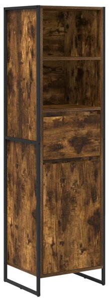 VidaXL Könyvespolc fiókkal Füstös tölgy 43 x 36 x 150,5 cm Faanyag