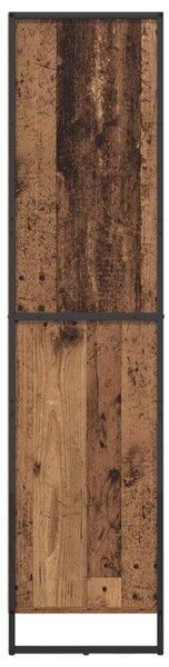 VidaXL Könyvespolc fiókkal Öreg fa 43 x 36 x 150,5 cm Faanyag