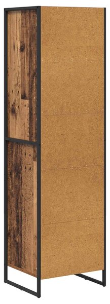 VidaXL Könyvespolc fiókkal Öreg fa 43 x 36 x 150,5 cm Faanyag