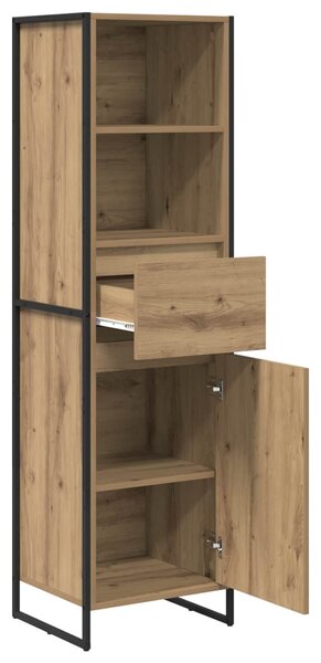VidaXL Könyvespolc fiókkal Művészi tölgy 43 x 36 x 150,5 cm Faanyag