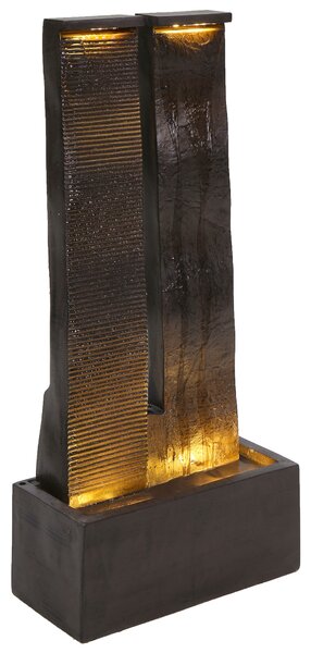 Kerti szökőkút LED SUNLINE Barna