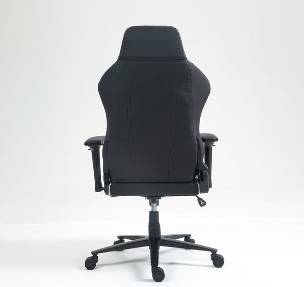 Prémium ergonomikus irodai szék, forgószék, gamer szék fekete-világoskék-fehér (AUS01)