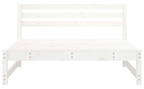VidaXL fehér kerti tömör fenyőfa középső kanapé 120 x 80 cm