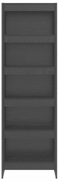 VidaXL Könyvespolc 2 pcs Fekete tölgy 60 x 30 x 189,5 cm Faanyag