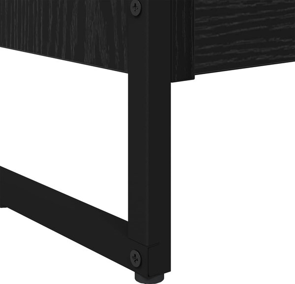 VidaXL Könyvespolc 2 pcs Fekete tölgy 60 x 30 x 189,5 cm Faanyag