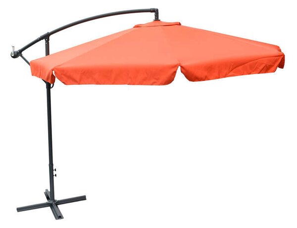 ROJAPLAST Függő Napernyő - Terrakotta - 300 cm