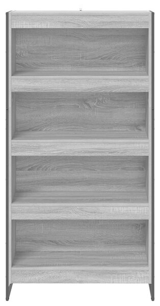 VidaXL Könyvespolc 2 pcs Szürke Sonoma 80 x 30 x 155 cm Faanyag