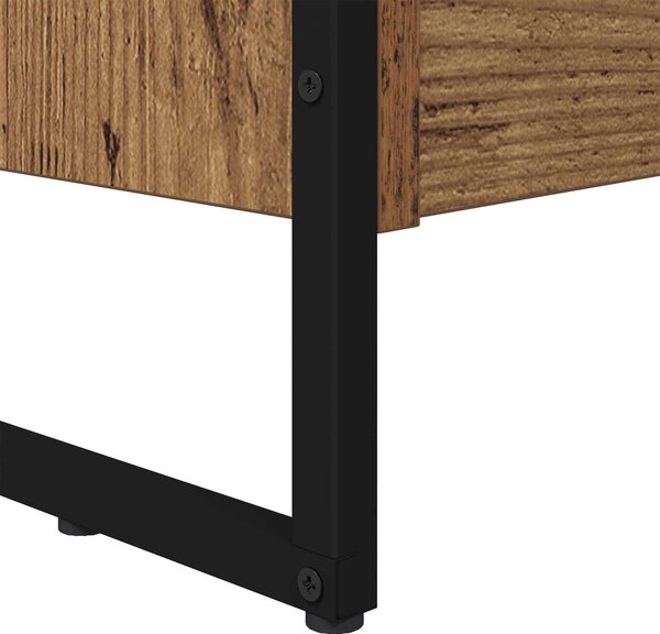 VidaXL Könyvespolc 2 pcs Öreg fa 80 x 30 x 189,5 cm Faanyag