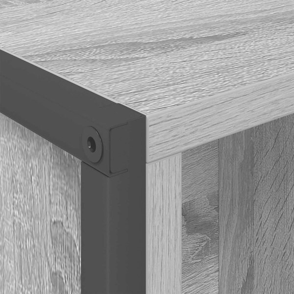 VidaXL Könyvespolc 2 pcs Szürke Sonoma 99,5 x 30 x 108 cm Faanyag