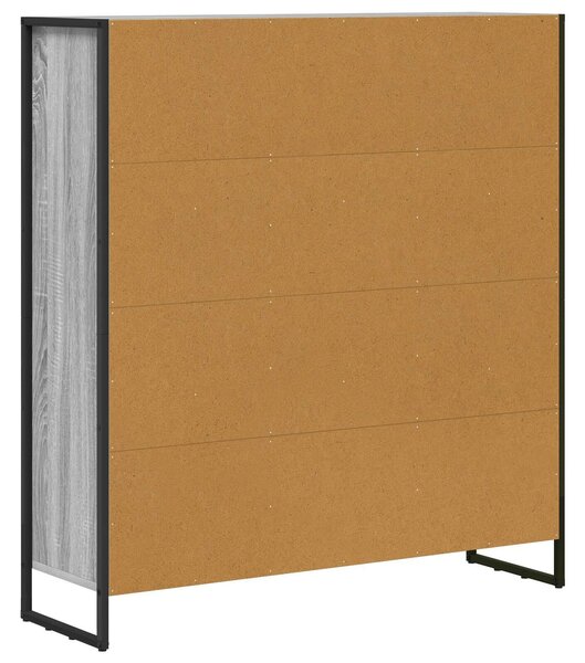 VidaXL Könyvespolc 2 pcs Szürke Sonoma 99,5 x 30 x 108 cm Faanyag
