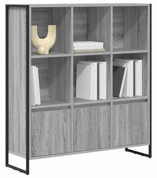 VidaXL Könyvespolc 2 pcs Szürke Sonoma 99,5 x 30 x 108 cm Faanyag