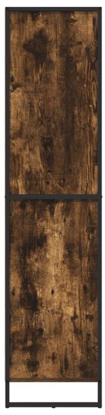 VidaXL Széf fiókkal 2 pcs Füstös tölgy 81 x 36 x 150.5 cm Faanyag