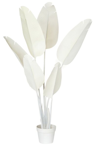 Műnövény BANANA TREE 123 cm Fehér
