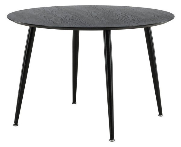 Asztal Dallas 104, 75cm, Fekete