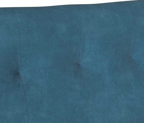 VidaXL Chesterfield Pad Kék 112 x 65,5 x 75 cm Bársony