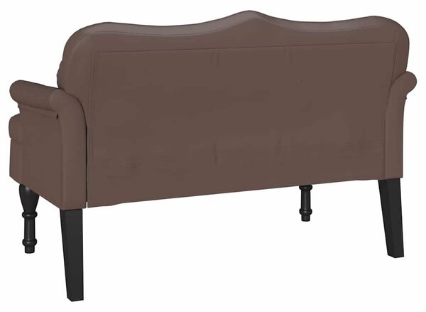 VidaXL Chesterfield Pad párnával Barna 120,5 x 65 x 75 cm Műbőr