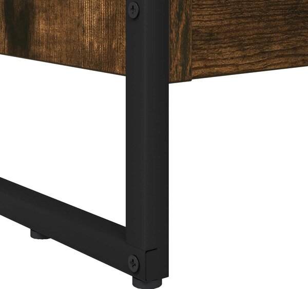 VidaXL Könyvespolc Füstös tölgy 60 x 30 x 155 cm Faanyag