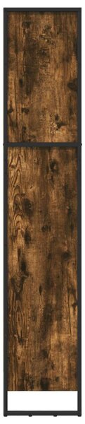 VidaXL Könyvespolc Füstös tölgy 60 x 30 x 155 cm Faanyag